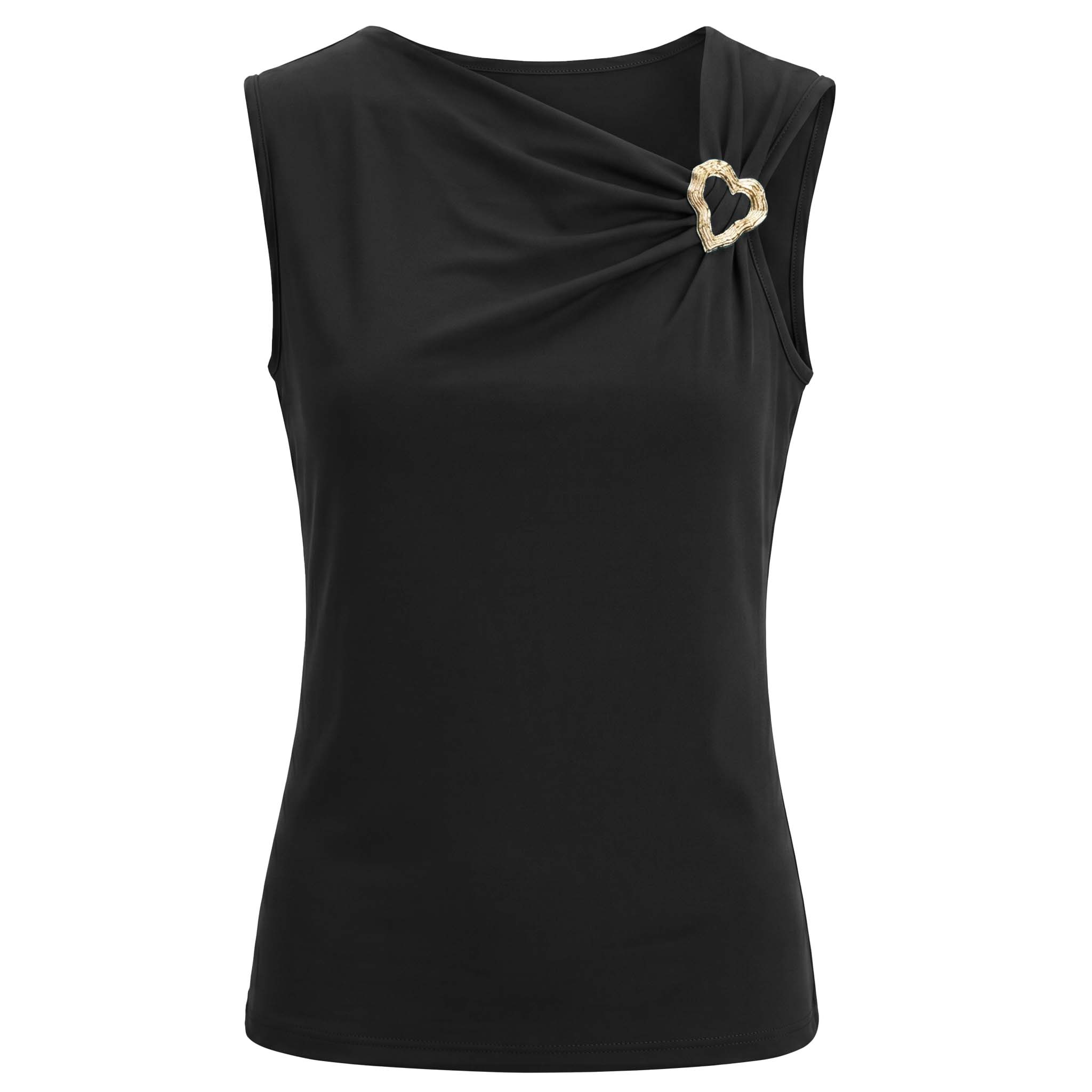 Longlady Shirt Tatjana Broche Zwart | Tall