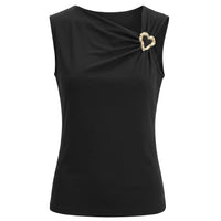 Longlady Shirt Tatjana Broche Zwart | Tall