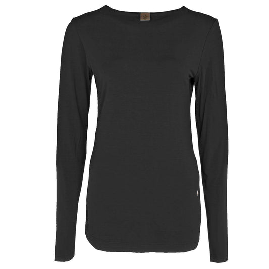 Longlady Shirt Tessi lange vrouwen zwart - Tall shirt