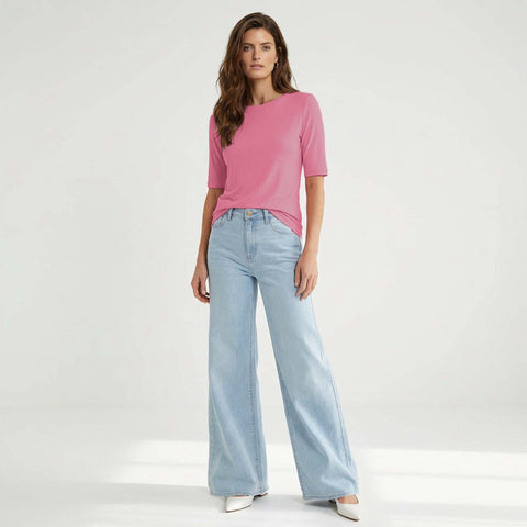 Longlady Shirt Tessie Lichtroze | Tall