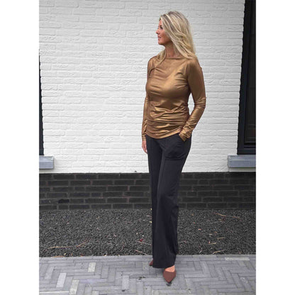 Longlady Shirt Theodora Goud | Tall