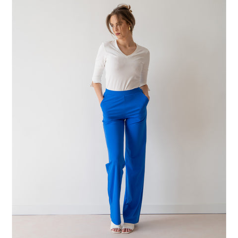 Longlady Shirt Tinka, tall kleding voor lange vrouwen, gedragen door model