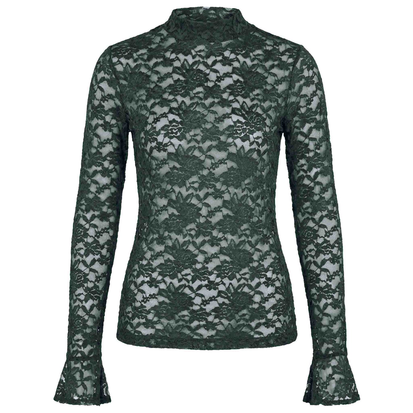Longlady Shirt Tinke Donkergroen | Tall