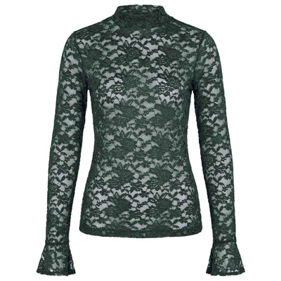 Longlady Shirt Tinke Donkergroen | Tall