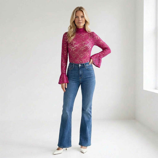 Longlady Shirt Tinke Fuchsia | Tall