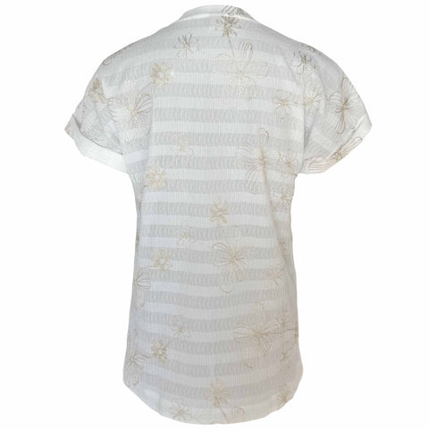 Longlady Shirt Tinke Embroidery, tall kleding voor lange dames, achteraanzicht