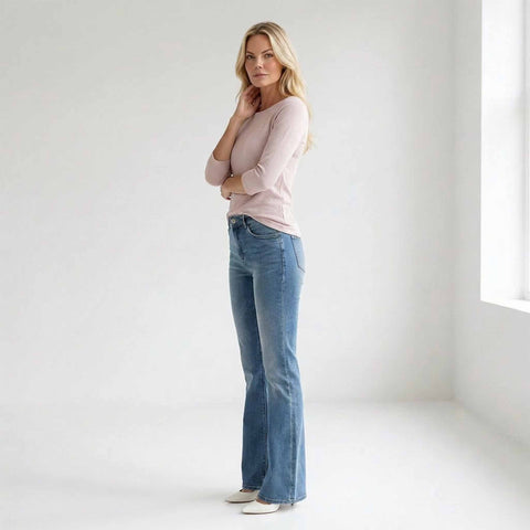 Longlady Shirt Tjitske Lichtbeige | Tall