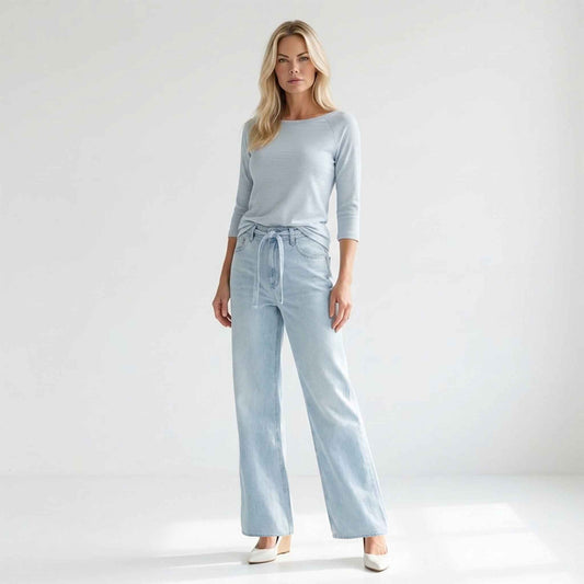 Longlady Shirt Tjitske Lichtblauw | Tall