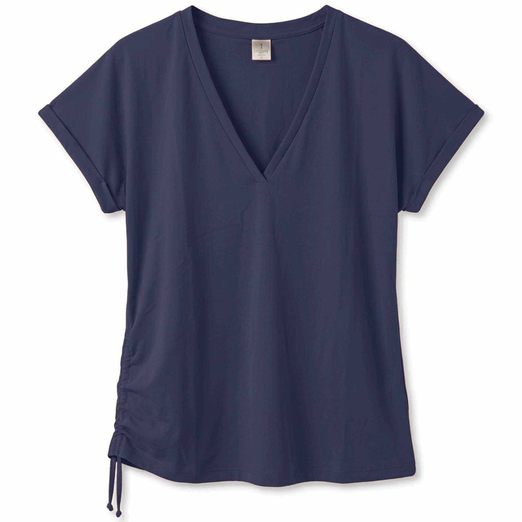 Longlady Shirt Toby Donkerblauw | Tall