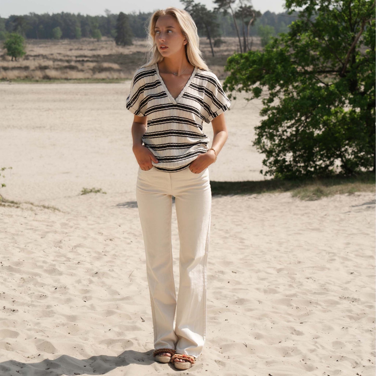 Longlady Shirt Tosha Offwhite | Tall