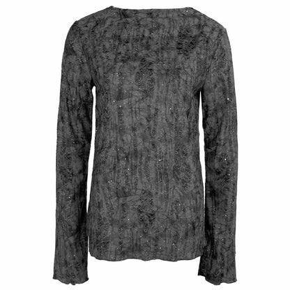 Longlady Shirt Trudine Antraciet | Tall