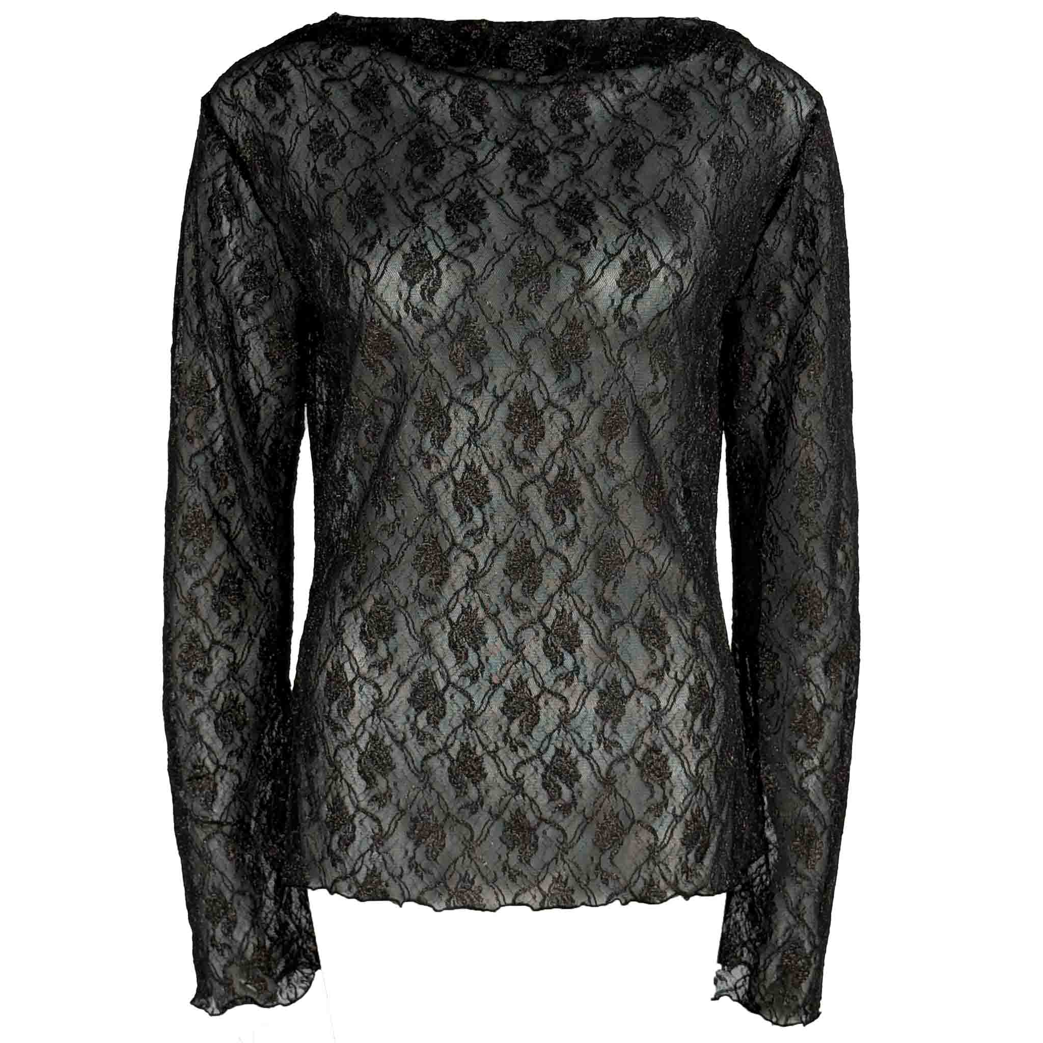 Longlady Shirt Trudine Zwart | Tall