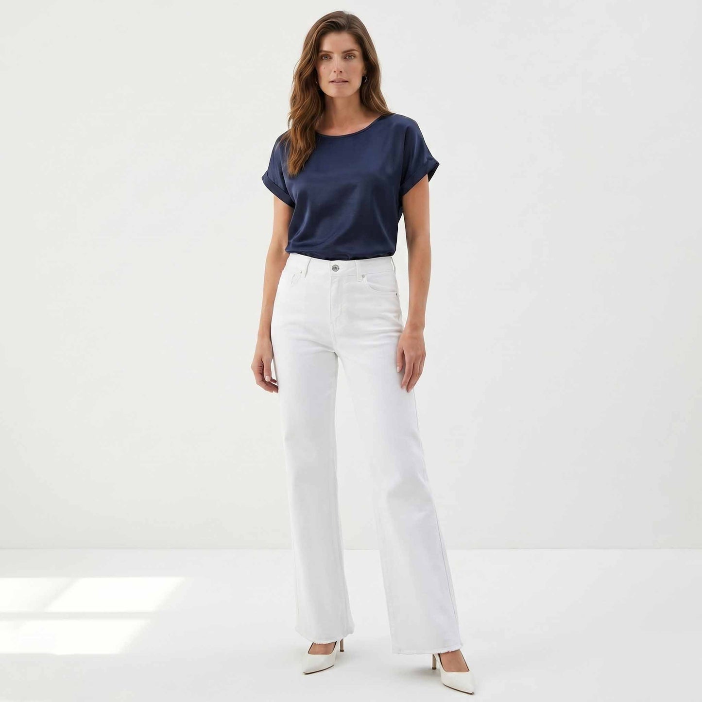 Longlady Shirt Tyna Donkerblauw | Tall