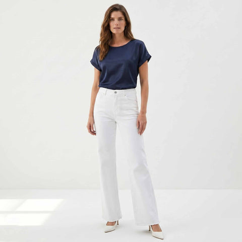 Longlady Shirt Tyna Donkerblauw | Tall