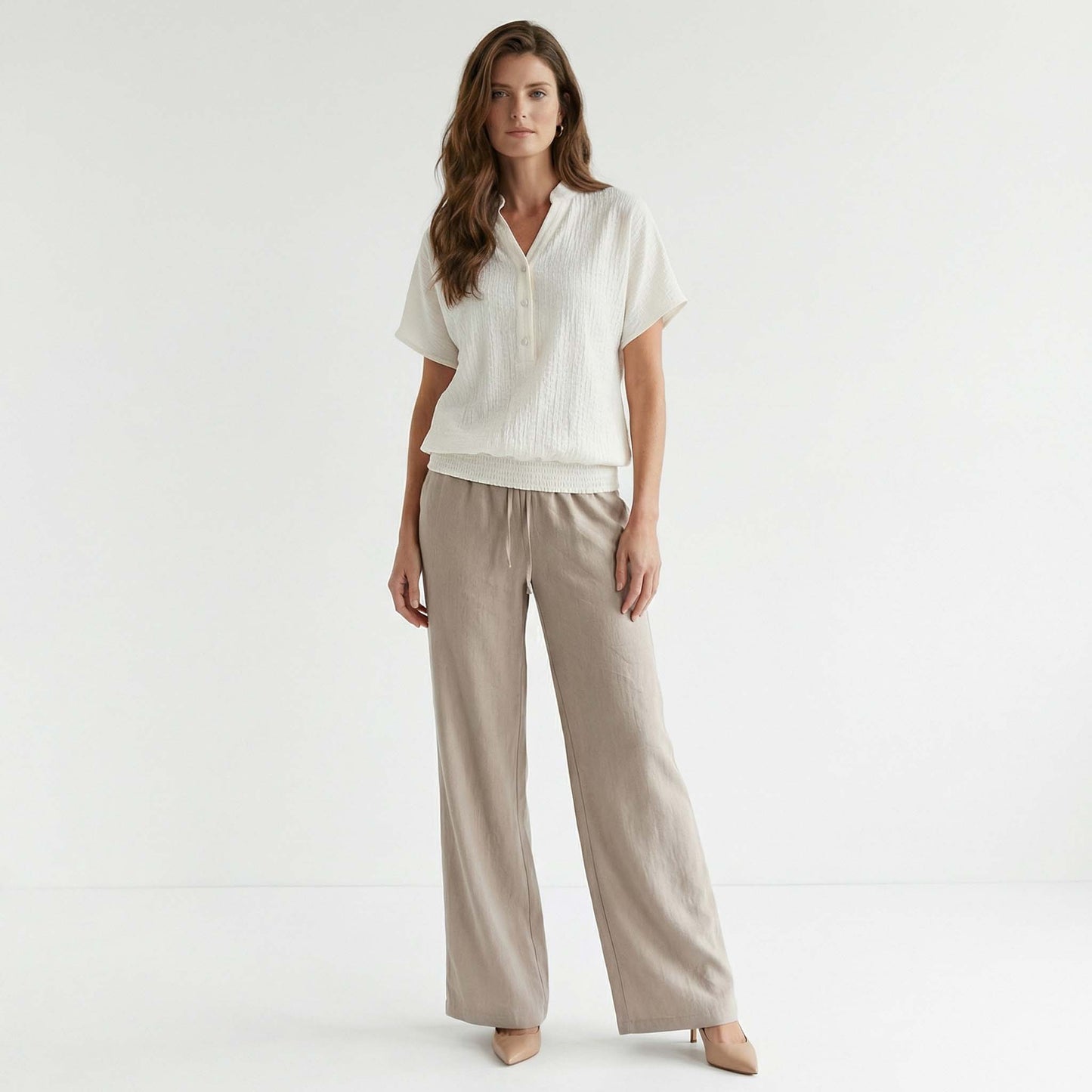 ICNK Broek Coco Herringbone Kit | Tall