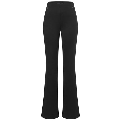 Mac Broek Boot Zip Zwart, tall kleding voor lange vrouwen