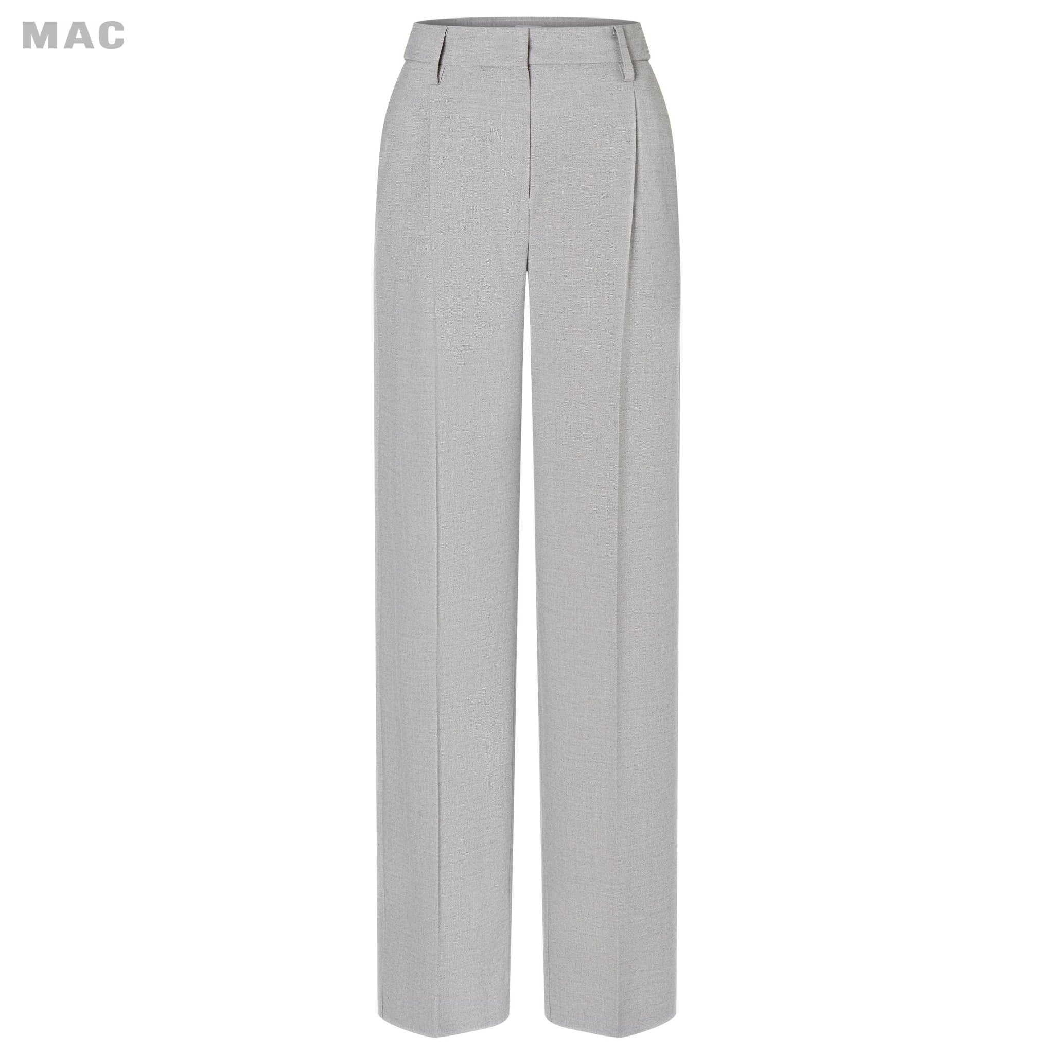 Mac Broek Chaja Aluminium Melange | Tall
