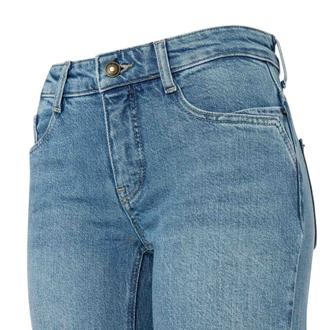 Mac Jeans Detroit Flared 90's Cool Wash, tall jeans voor lange vrouwen, vooraanzicht