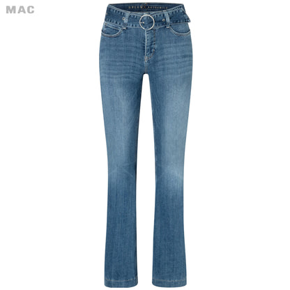 Tall Mac Jeans Dream Boot Belt High Low Wash - lange vrouwen