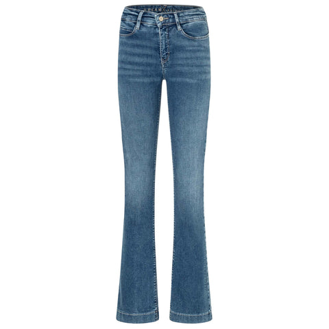 Mac Jeans Dream Boot Auth Mid Blue, tall jeans voor lange vrouwen