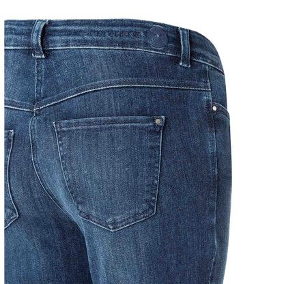 kleding lange vrouwen mac jeans dream boot auth cobalt