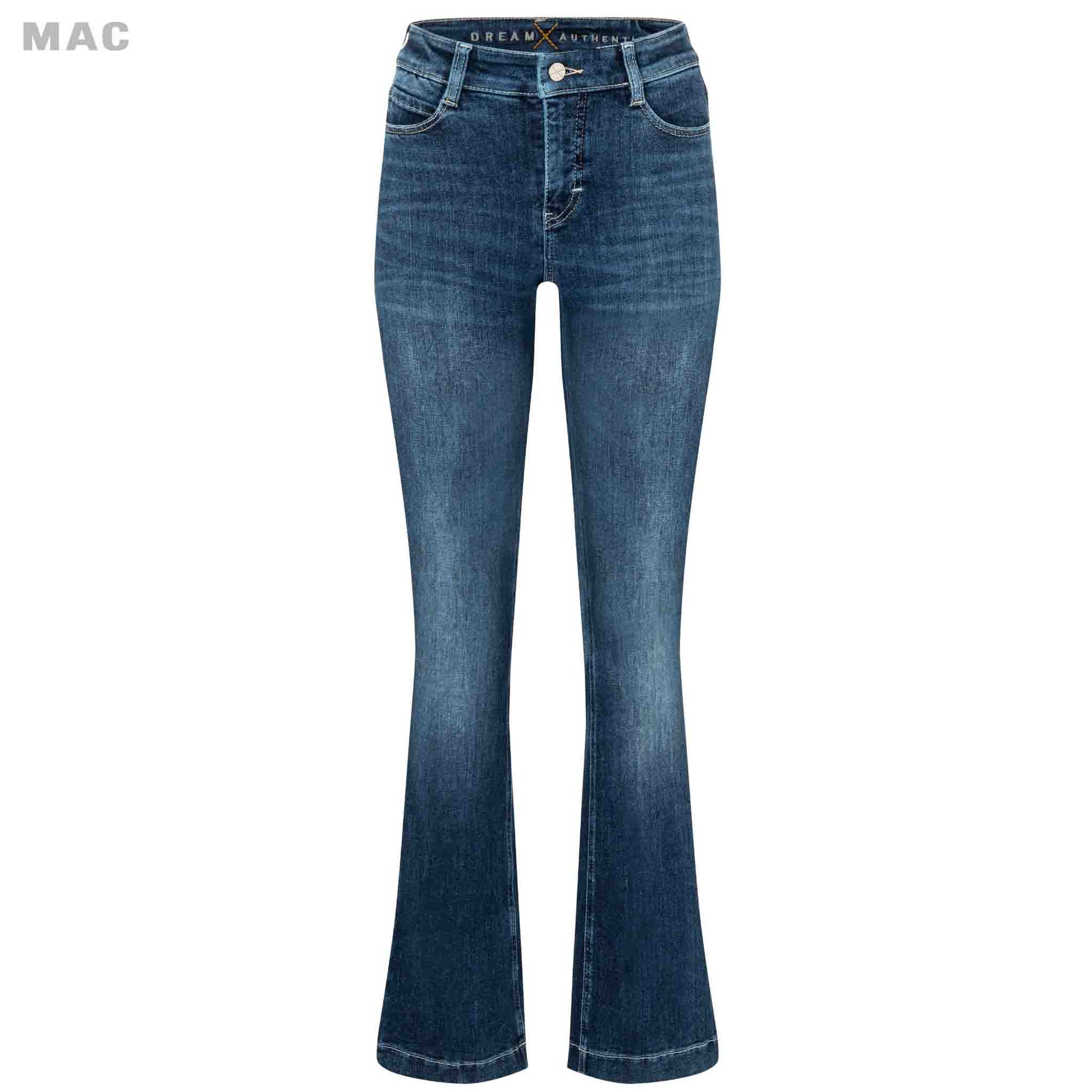Mac Jeans Dream Boot Auth Deep Sea Blue lange vrouwen lengte 36