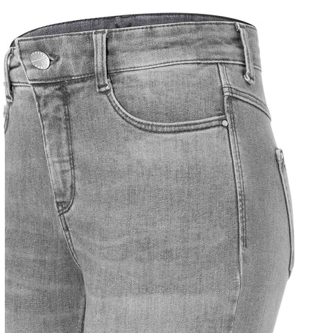 Mac Jeans Dream Boot Mid Grey, tall jeans voor lange vrouwen, vooraanzicht