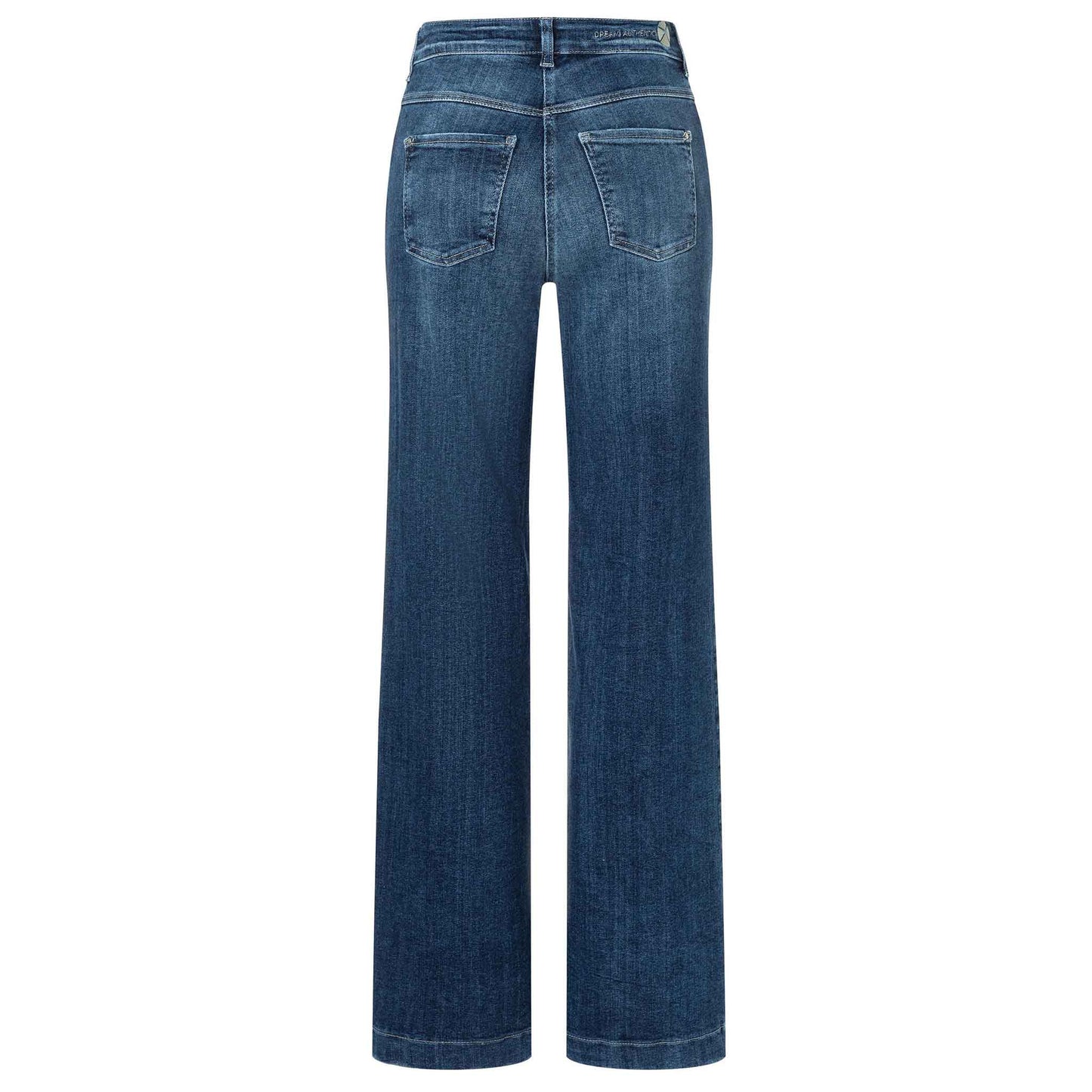 kleding lange vrouwen mac jeans dream wide auth cobalt