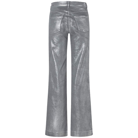 Mac Jeans Wide Silver Coated, tall jeans voor lange vrouwen
