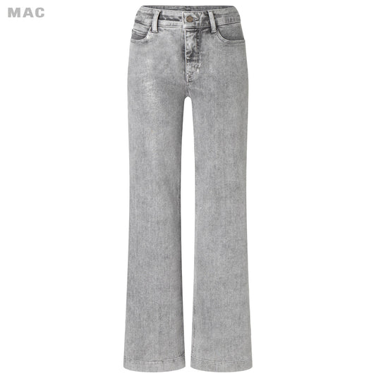 Mac Jeans Dream Wide Silver Grey Coated