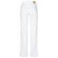 Mac Jeans Wide White, jeans in tall met lange benen, achteraanzicht