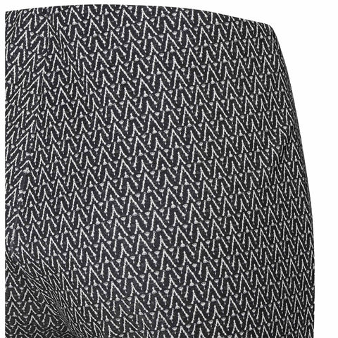 Mac Jeans Flare Anthracite Print, jeans in tall met lange benen, achteraanzicht