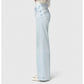 Jeans in Tall Mac Jeans Rich Palazzo Bleached Japan voor lange benen zijaanzicht