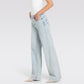 Tall Jeans Mac Jeans Rich Palazzo Bleached Japan voor lange vrouwen zijaanzicht model