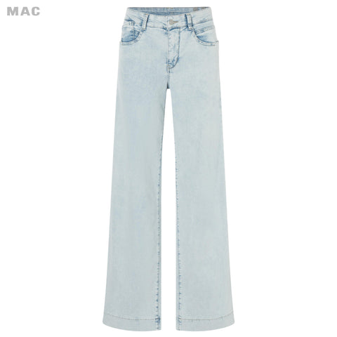 Mac Jeans Rich Palazzo Bleached Japan, tall jeans voor lange vrouwen
