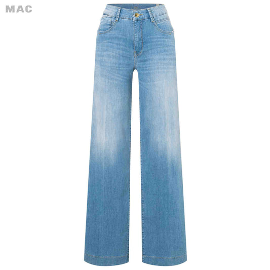 Mac Jeans Rich Palazzo Mid Blue