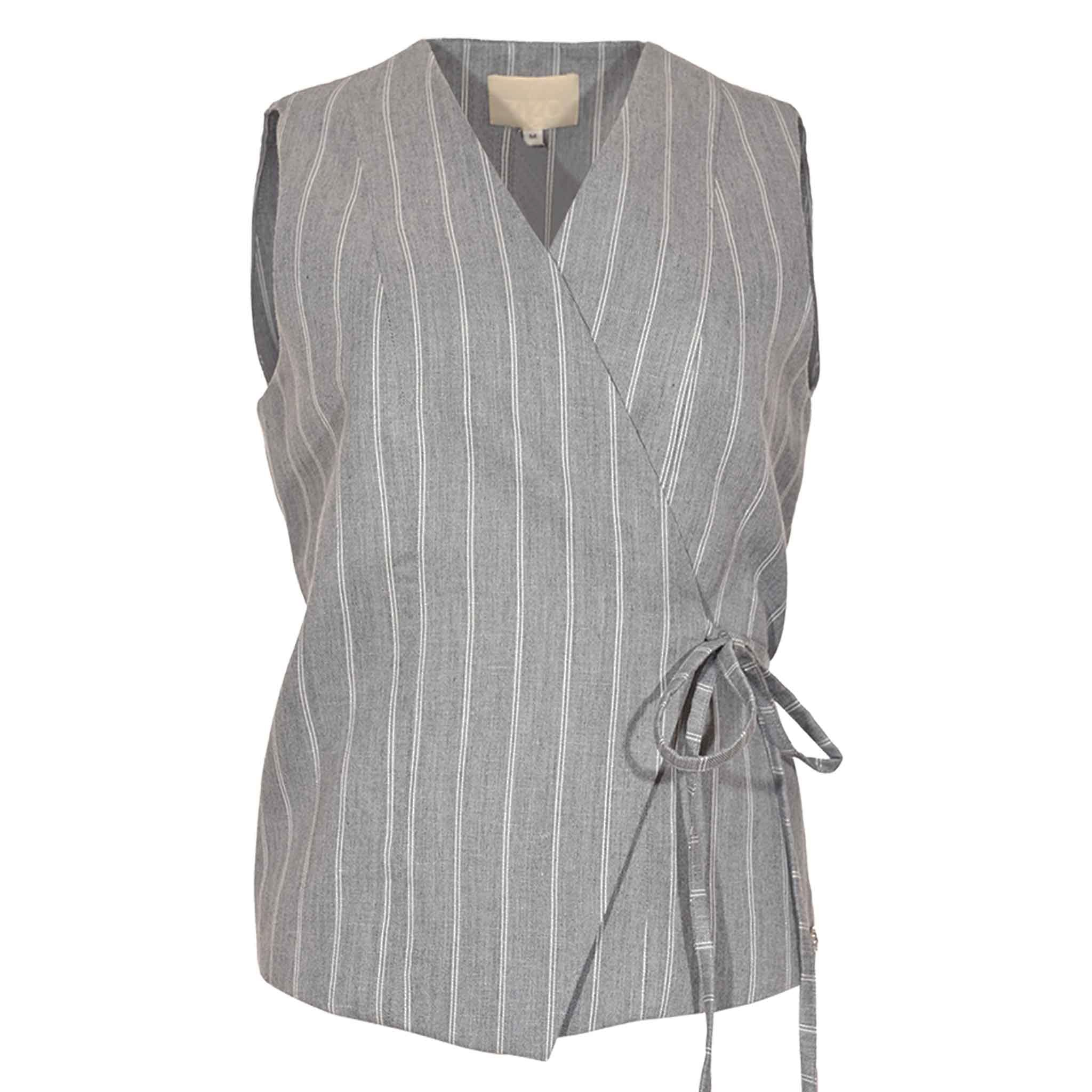 ZiZo Gilet Sophia Silver Stripe, tall kleding voor lange vrouwen