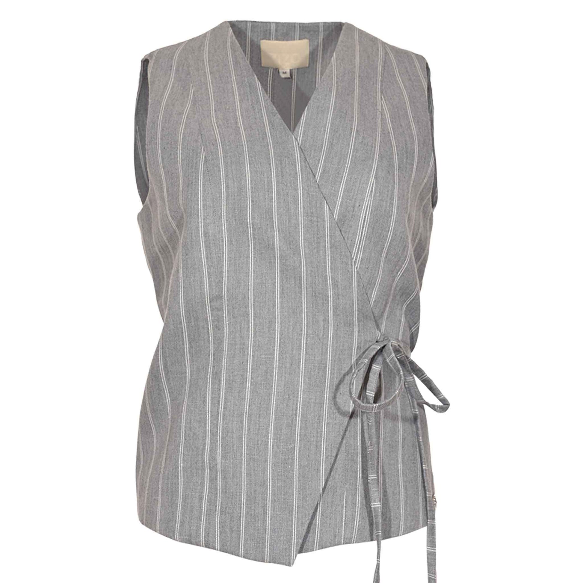 ZiZo Gilet Sophia Silver Stripe, tall kleding voor lange vrouwen