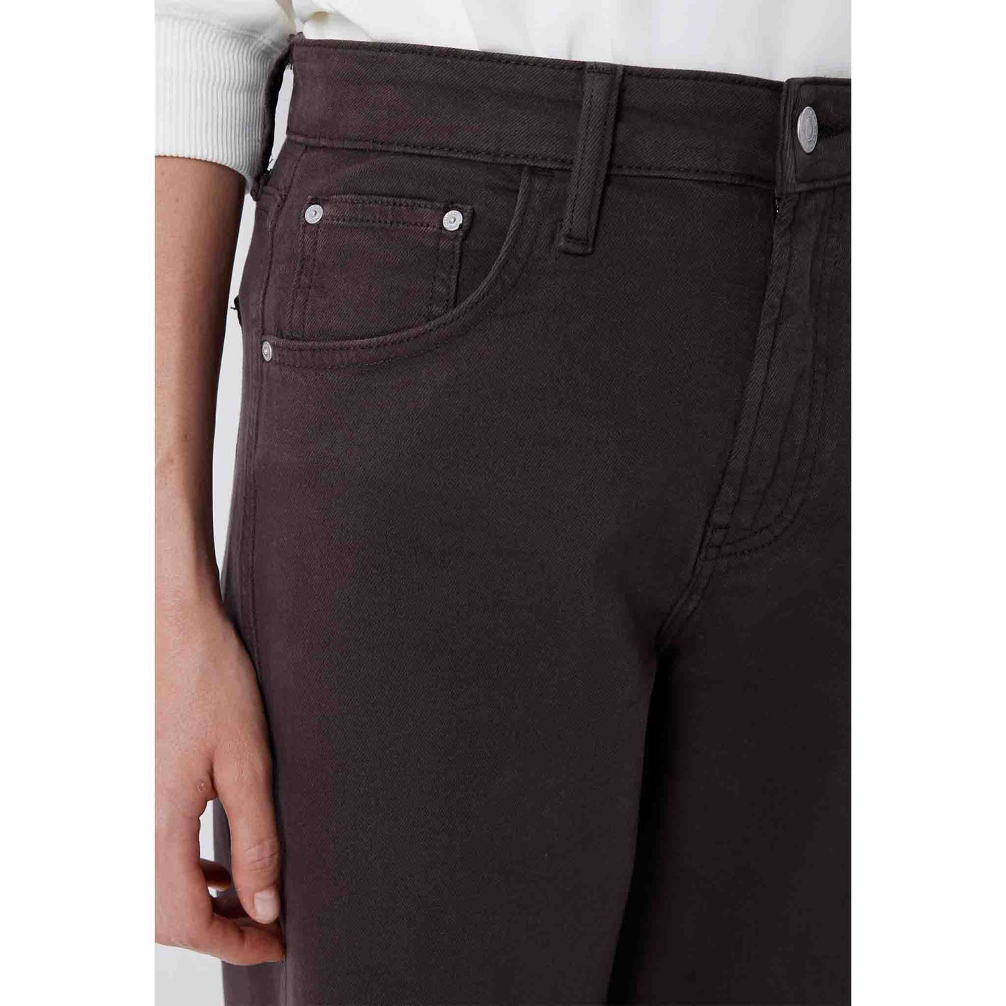 Mavi Jeans Leila W/CUT Darkbrown | Tall