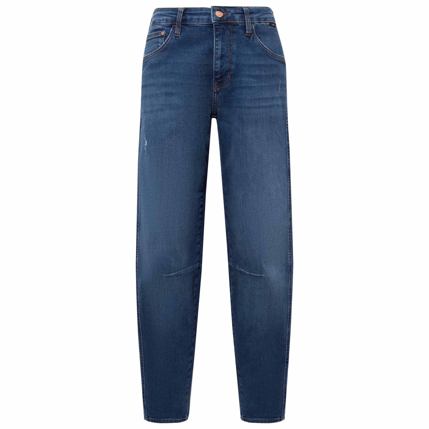 Tall Mavi Jeans Leila W/CUT Dark Str lange benen voorzijde