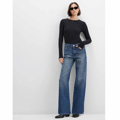 Jeans lengte 36 Mavi Malibu Dark Brushed Rhinestones model voor