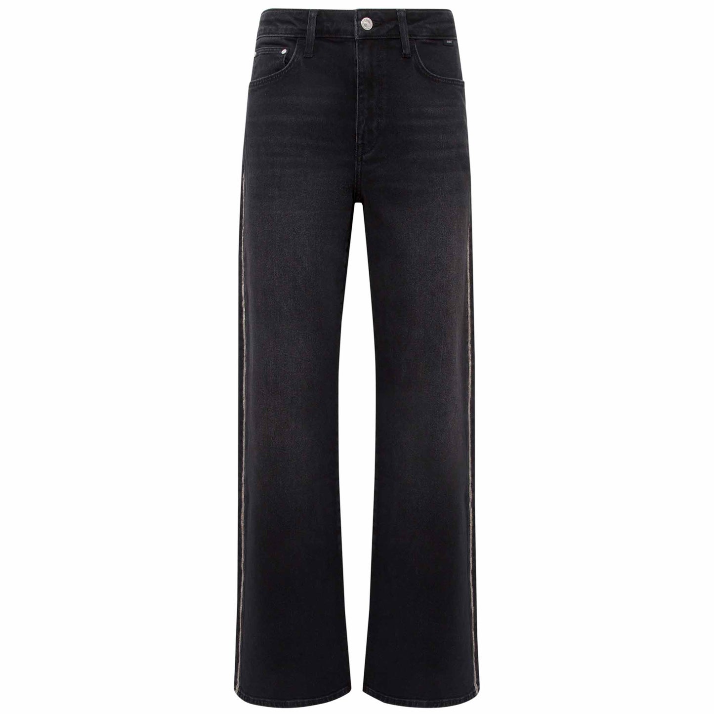 Tall jeans Mavi Malibu Dark Smoke Glitterbies voor