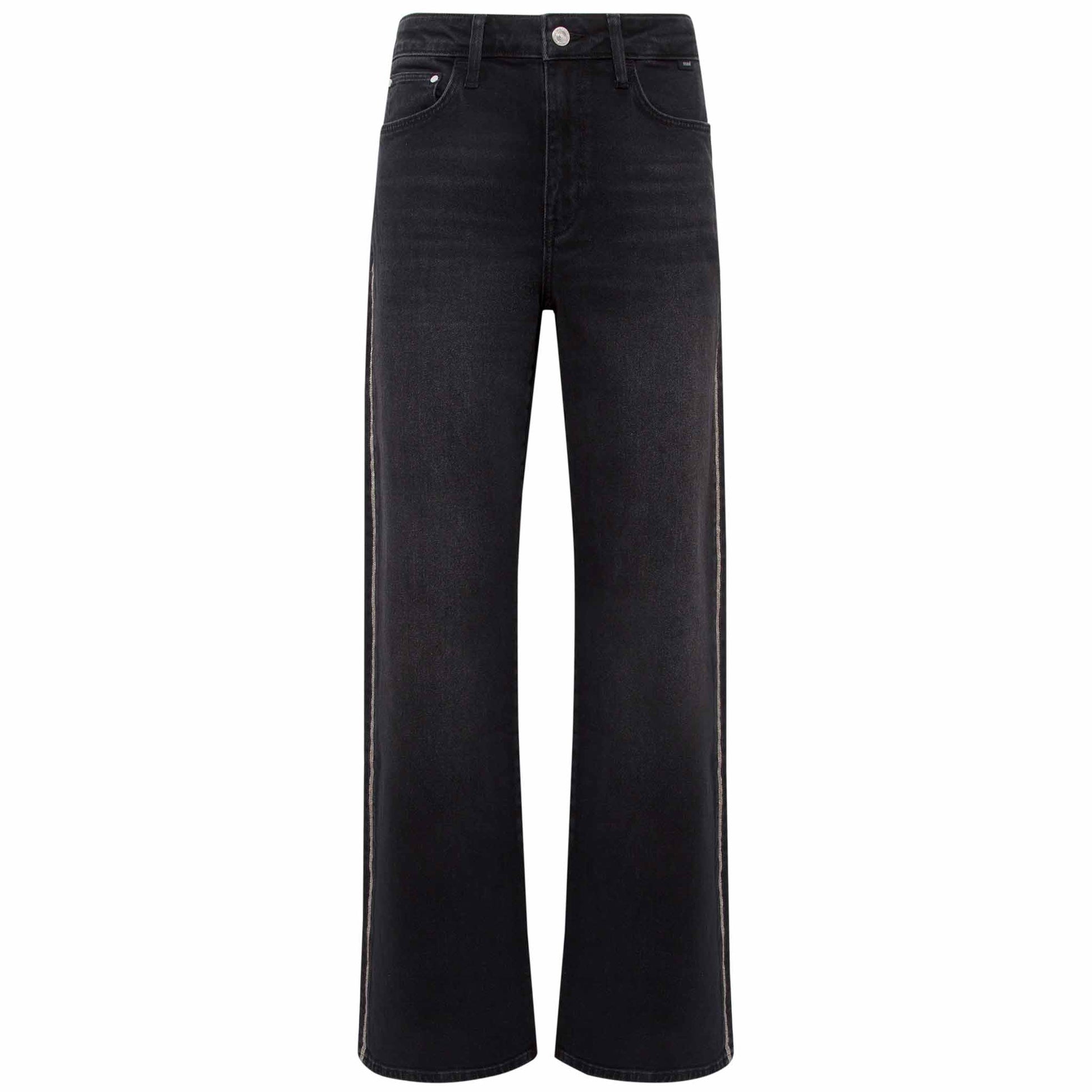 Tall jeans Mavi Malibu Dark Smoke Glitterbies voor