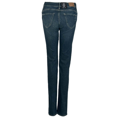 Mavi Jeans Sophie Deep Brushed Glam, jeans in tall met lange benen, achteraanzicht