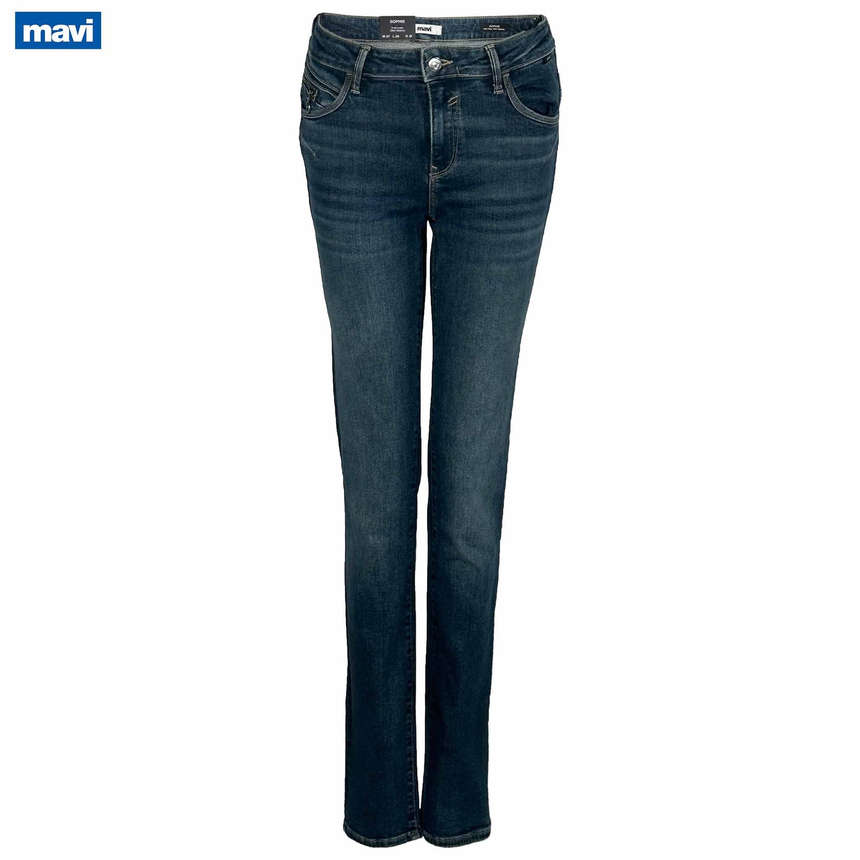 Tall Mavi Jeans Sophie Deep Brushed Glam voor lange vrouwen