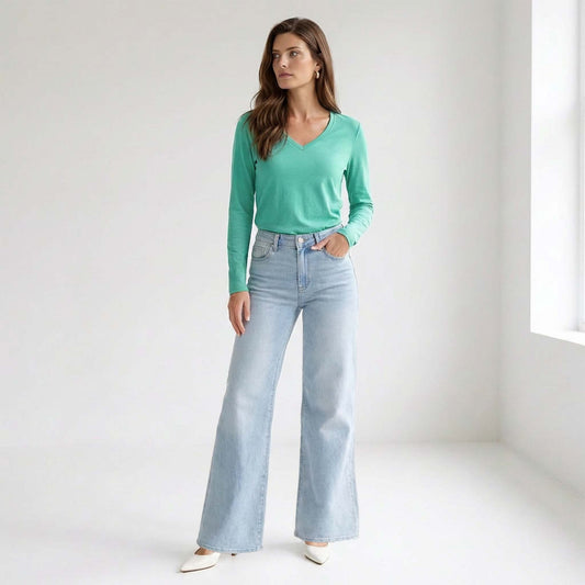 Longlady Shirt Tanja Mint | Tall