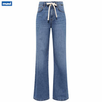 Tall Mavi Jeans Malibu Mid Brushed Lt Belt - lange vrouwen