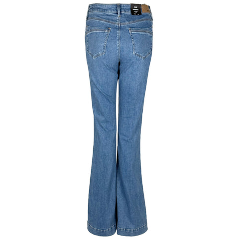 Mavi Jeans Samara Mid Shaded Glam, jeans in tall met lange benen, achteraanzicht