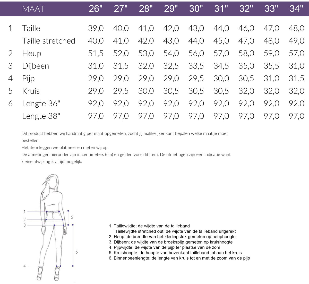 Maattabel Mavi Jeans Malibu Cream Cutout | Tall