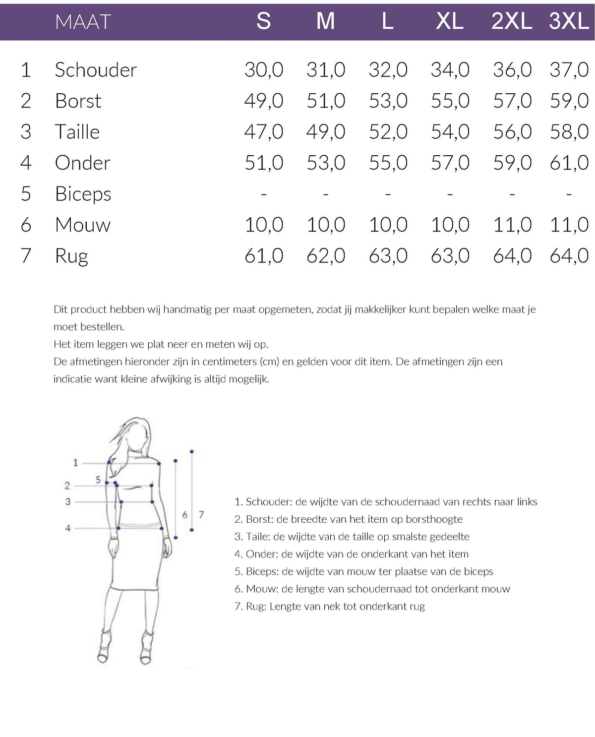 Maattabel ICNK Shirt Celyna Zalm | Tall